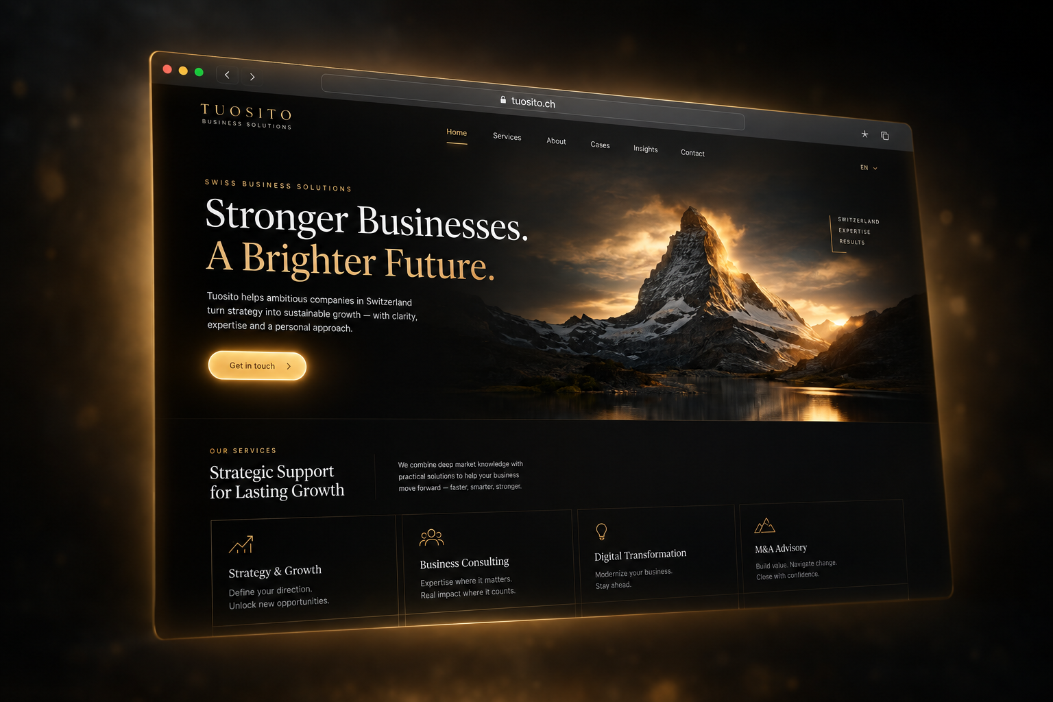 Esempio sito web professionale